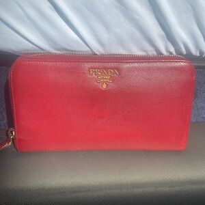 Red Prada Wallet